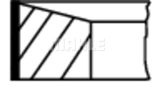 Stempelringsett, CITROËN,DS,FIAT,OPEL,PEUGEOT, 0640X1, 1607401380, 640X1