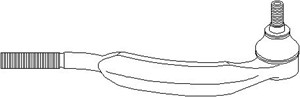 Styreledd (ytre), Framaksel høyre, PEUGEOT 407, 407 SW, 3817 57