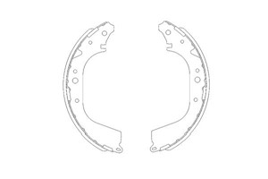Bremsesko sett, Bakaksel, TOYOTA LAND CRUISER, 0449760030