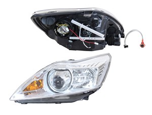 Frontlykt, Venstre, FORD FOCUS II, FOCUS Cabriolet II, FOCUS Sedan II, FOCUS Skåp / kombi II, FOCUS Turnier II, 1 521 204, 1 574 944, 1