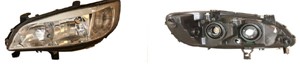 Frontlykt, Venstre, OPEL ZAFIRA A Minibus, minivan, 09118791, 12 16 277