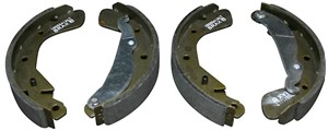 Bremsesko sett, Bakaksel, OPEL CORSA C, CORSA C Skåp/halvkombi, VAUXHALL CORSA Mk II, 09042179, 09196291, 1605041, 1605052, 1605811, 160