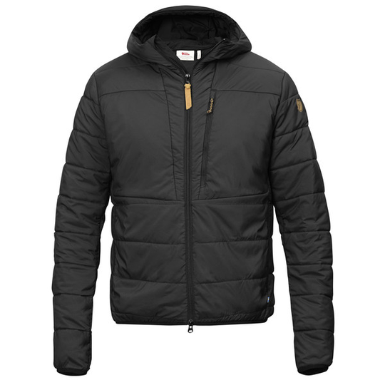 Fjällräven Keb Padded Hoodie M - Black - Miehet - L - Partioaitta