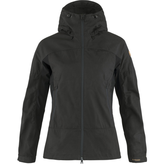 Fjällräven Abisko Lite Trekking Jacket W - Dark Grey-black - Naiset - XL - Partioaitta