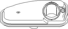 Hydraulikkfilter, automatikk, CITROËN,PEUGEOT, 2263 28