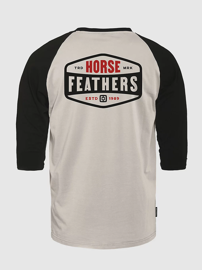 Horsefeathers Hexagon Il Raglan T-paita harmaa