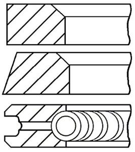 Stempelringsett, DAEWOO,MERCEDES-BENZ,SSANGYONG, A0020302624, A0020305224
