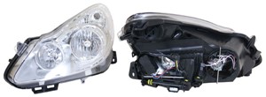 Frontlykt, Venstre, OPEL CORSA D, CORSA D Skåp/halvkombi, 12 16 189, 93189357