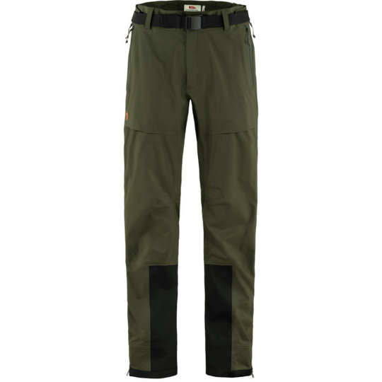 Fjällräven Keb Eco-shell Trousers M - Deep Forest - Miehet - XS - Partioaitta