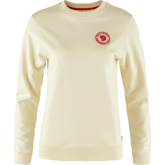Fjällräven 1960 Logo Badge Sweater W - Chalk White - Naiset - XXL - Partioaitta