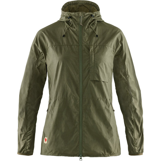 Fjällräven High Coast Wind Jacket W - Green - Naiset - S - Partioaitta