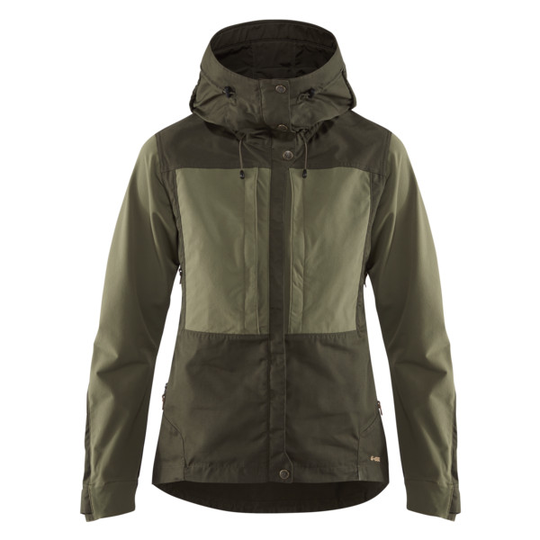 Fjällräven Keb Jacket W - Deep Forest-laurel Green - Naiset - XL - Partioaitta