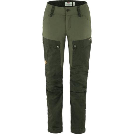 Fjällräven Keb Trousers W Reg - Deep Forest-laurel Green - Naiset - 48 - Partioaitta