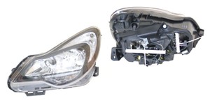 Frontlykt, Høyre, OPEL CORSA D, CORSA D Skåp/halvkombi, 12 16 645, 1216645, 95510688