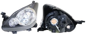 Frontlykt, Høyre, TOYOTA AYGO, AYGO Skåp/halvkombi, 81130 0H010, 81130-0H011