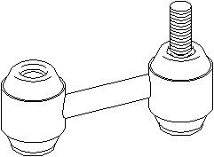 Stang, stabilisator, bakaksel begge sider, CHEVROLET,OPEL,VAUXHALL, 04 44 081, 13281792, 4 44 081