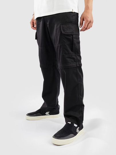 Empyre Sk8 Zip Off Cargo Housut musta