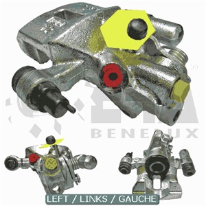 Bremsecaliper, Venstre bakaksel, DAIHATSU APPLAUSE Halvkombi I, 47840-87101