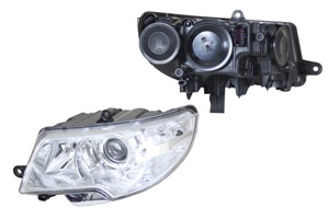 Frontlykt, Venstre, SKODA SUPERB II, SUPERB Kombi II, 3T1941017, 3T1941017C