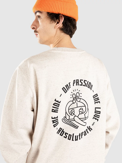 Absolut Park One Crewneck Neulepaita harmaa