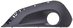 Ventilasjonsgitter, Foran høyre, PEUGEOT 208 I, 208 Skåp/halvkombi, 9810738180