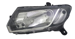 Frontlykt, Venstre, DACIA LOGAN II, LOGAN MCV II, SANDERO II, 26 06 012 36R, 26 06 098 72R