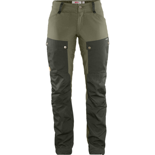 Fjällräven Keb Trousers Curved W Reg - Deep Forest-laurel Green - Naiset - 40 - Partioaitta