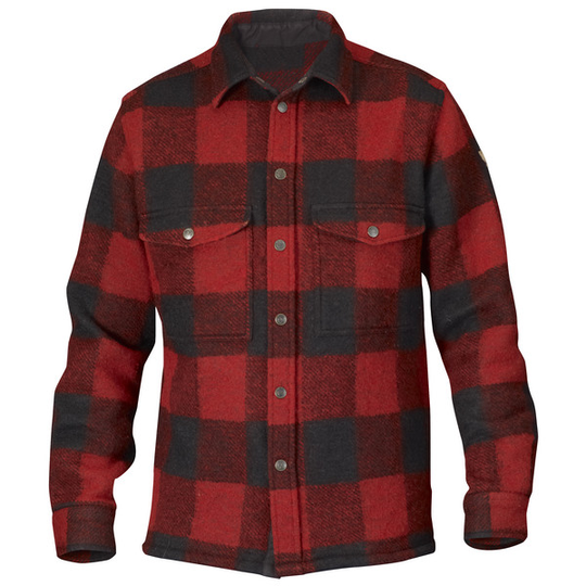 Fjällräven Canada Shirt M - Red - Miehet - M - Partioaitta