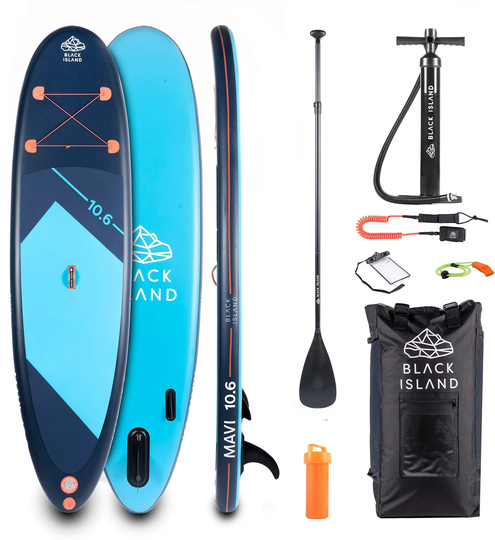 Black Island SUP-Lauta 10'6 Paketti