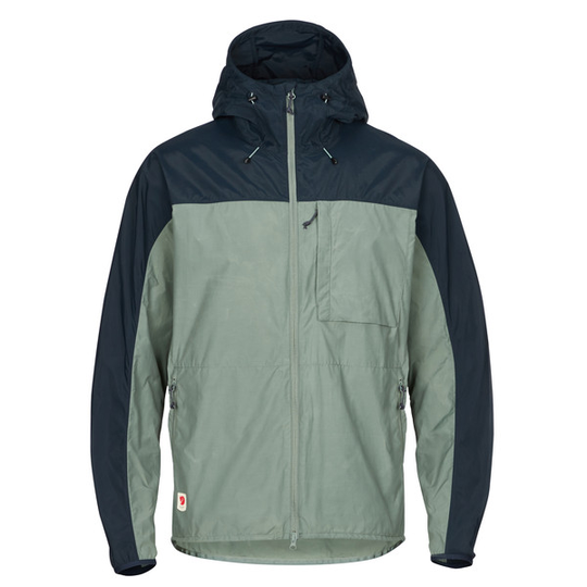 Fjällräven High Coast Wind Jacket M - Patina Green-navy - Miehet - L - Partioaitta