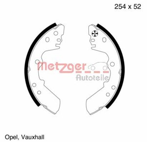 Bremsesko sett, Bakaksel, OPEL FRONTERA A, FRONTERA A Sport, FRONTERA B, 1605871, 552158, 91143303