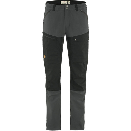 Fjällräven Abisko Midsummer Zip Off Trousers M - Dark Grey-black - Miehet - 48 - Partioaitta