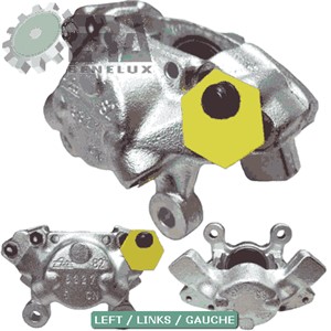 Bremsecaliper, Venstre bakaksel, VOLVO 850, 850 Kombi, S70, V70 I, V70 II, 3516317, 3546491, 5003814, 9157439