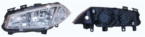 Frontlykt, Venstre, RENAULT MEGANE II, MEGANE Coupé-Cabriolet II, MEGANE Kombi II, MEGANE Sedan II, 260604235R, 77 01 054 655, 77 01 064