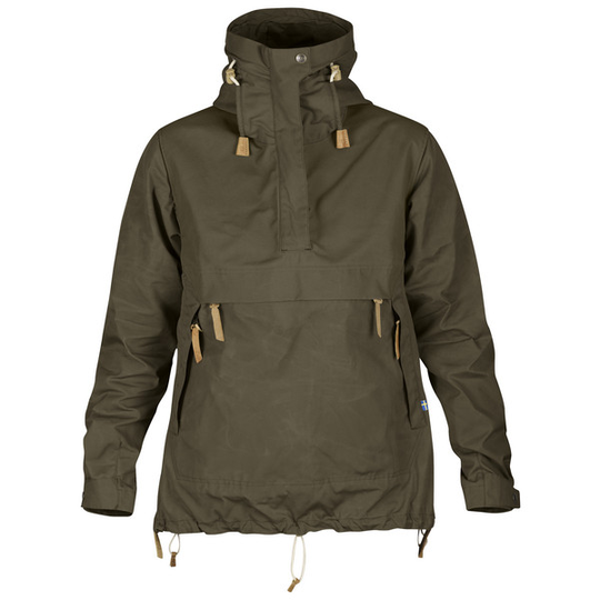 Fjällräven Anorak No. 8 W - Dark Olive - Naiset - S - Partioaitta