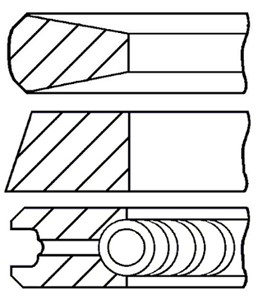 Stempelringsett, CITROËN,FIAT,IVECO,OPEL,PEUGEOT,RENAULT,RENAULT TRUCKS, 2992038