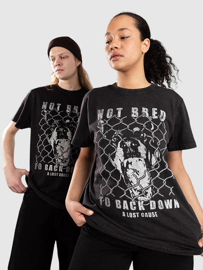A Lost Cause Backdown Vintage T-paita musta