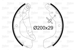 Bremsesko sett, Bakaksel, OPEL,VAUXHALL, 1605041, 1605052, 1605811, 1605909, 1605952, 552239, 90182658, 90421796, 90542862, 91149504, 91