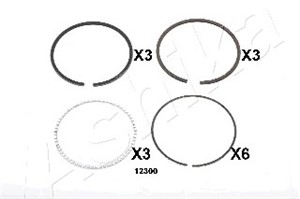 Stempelring, DAIHATSU CHARADE III, HIJET Buss, HIJET Skåp, SPARCAR Buss, SPARCAR Skåp, PIAGGIO PORTER Flak/chassi, PORTER Skåp, 13011-87