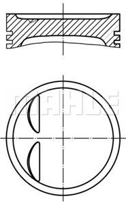 Stempel, OPEL FRONTERA A, OMEGA A, OMEGA A Kombi, 0624210, 624 210, 90350656