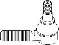 Styreledd (ytre), Framaksel høyre, FORD TRANSIT Buss, TRANSIT Flak/chassi, TRANSIT Skåp, 5 021 447, 6 792 901, 88OX3270TA, 88VB3286AB