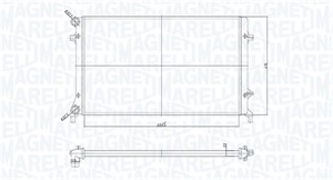 Radiator, motorkjøling, AUDI,SEAT,SKODA,VW, 1K0121251BR, 1K0121251CE, 1K0121251DK, 1K0121251P, 1K0121251Q