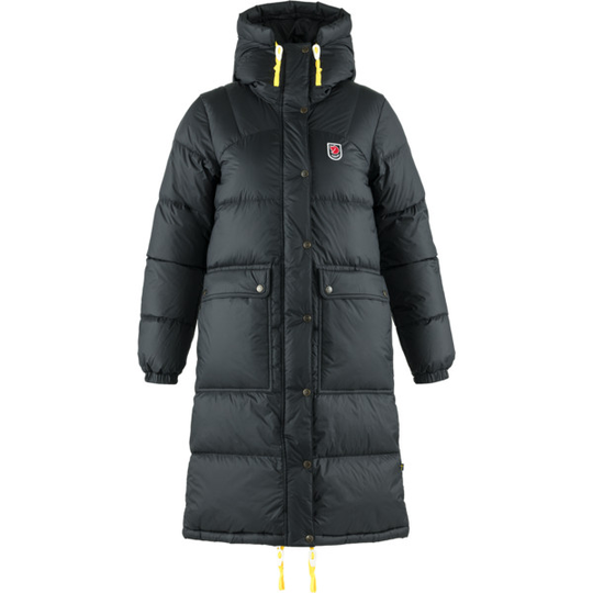 Fjällräven Expedition Long Down Parka W - Black - Naiset - XXS - Partioaitta