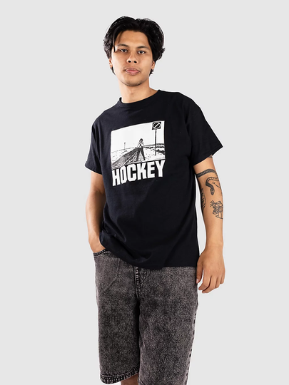 Hockey Skateboards Palma Dr T-paita musta