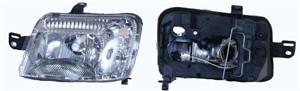 Frontlykt, Venstre, FIAT PANDA, PANDA Skåp/halvkombi, 0000051717076, 51717076, 51794155