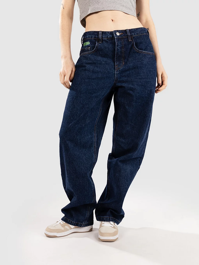 Empyre Loiter Slouchy Straight Farkut sininen