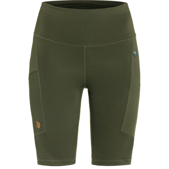 Fjällräven Abisko Short Tights W - Deep Forest - Naiset - S - Partioaitta