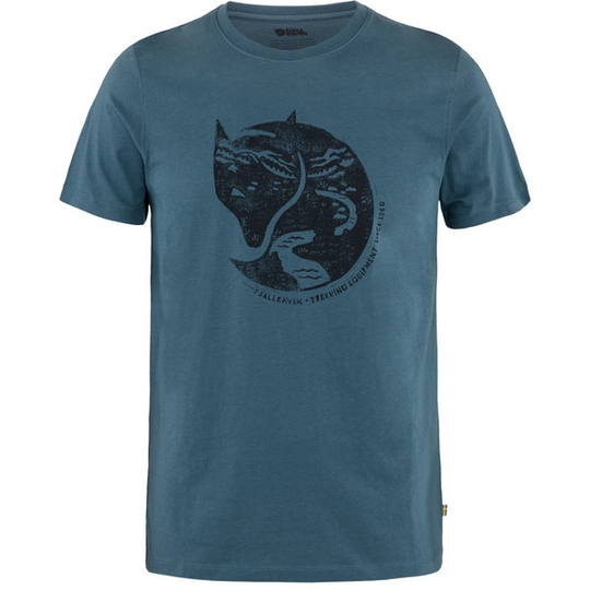 Fjällräven Arctic Fox T-shirt M - Indigo Blue - Miehet - XXL - Partioaitta