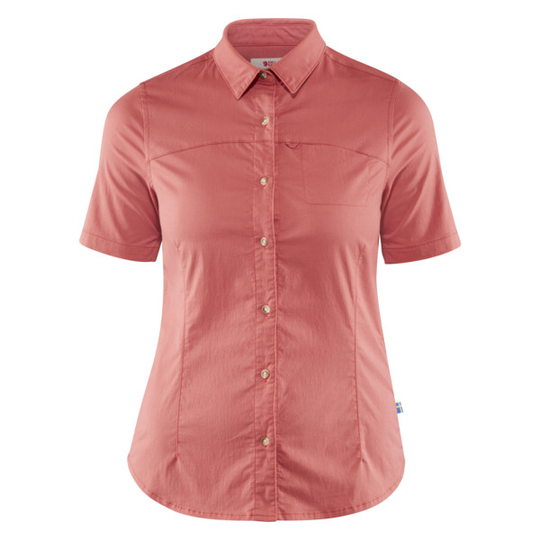 Fjällräven High Coast Stretch Shirt Ss W - Dahlia - Naiset - XS - Partioaitta