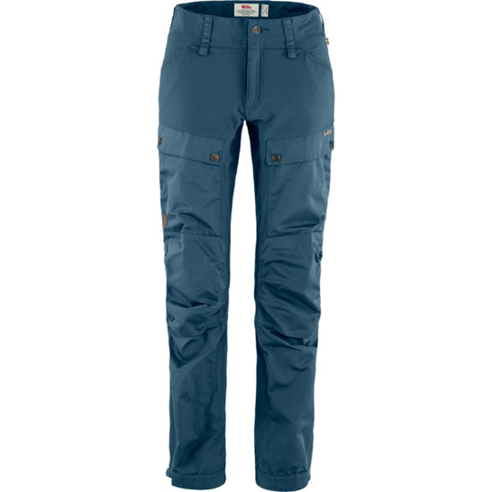 Fjällräven Keb Trousers Curved W - Indigo Blue - Naiset - 40/R - Partioaitta